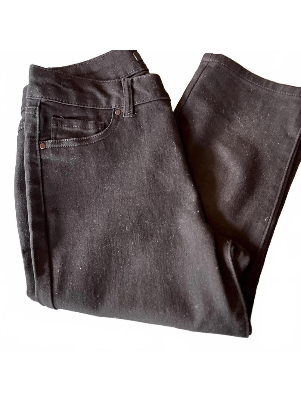 D. Jeans Black Women’s Capri Stretch Jeans Casual Everyday Denim